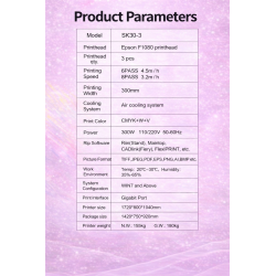 Impressora UVDTF SK30-3 (300 mm) – 3 cabeças EPSON F1080