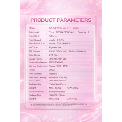 Imprimante DTF SK A3 – Kit complet prêt à l’emploi